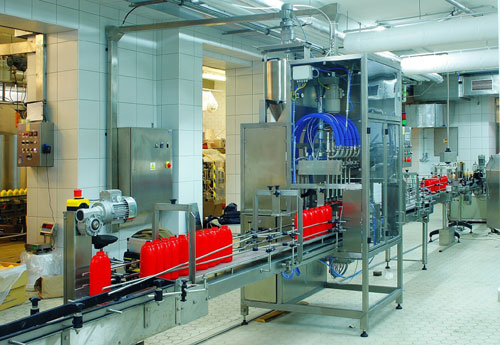 Jednořadá šestihlavová plnička