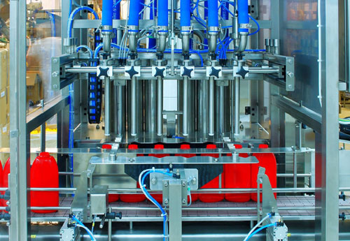 Jednořadá šestihlavová plnička